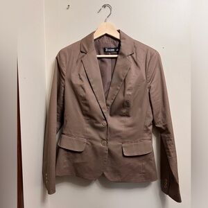 New York & Company 7th Avenue Suiting Collection Women’s Blazer Size 6 Brown